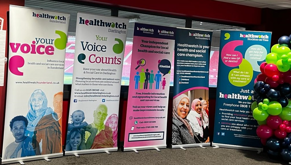 Image of Healthwatch banners