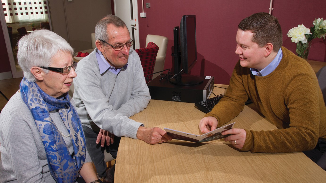 Image of people at the LiveWell Dementia Hub in Thornaby
