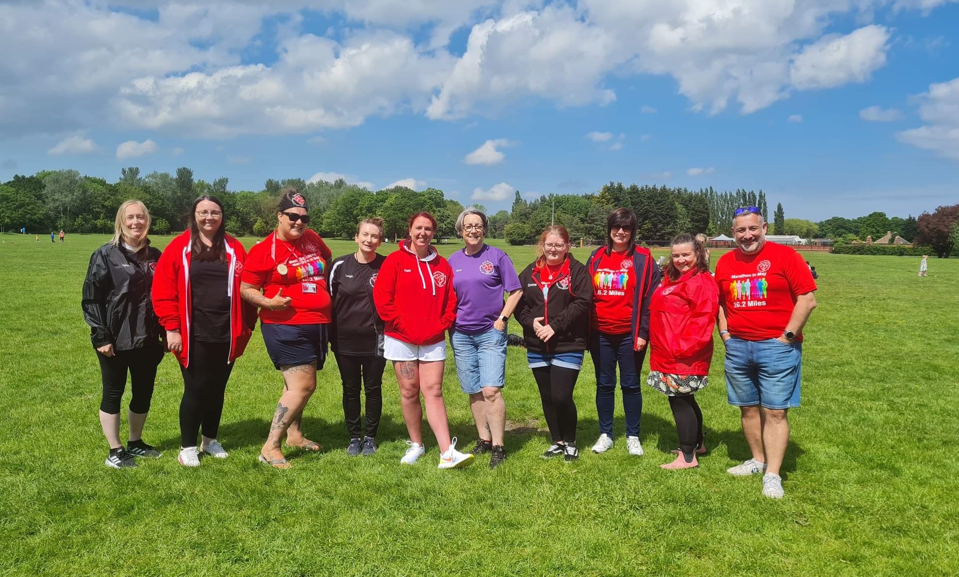 Image of volunteers from Red Balloons 