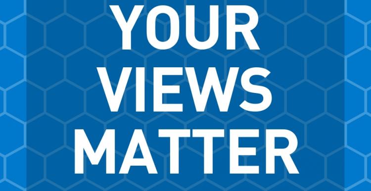 Graphic of your views matter