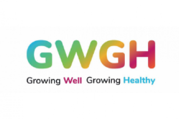 Graphic of Growing Well Growing Healthy logo