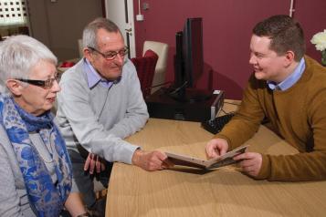 Image of people at the LiveWell Dementia Hub in Thornaby