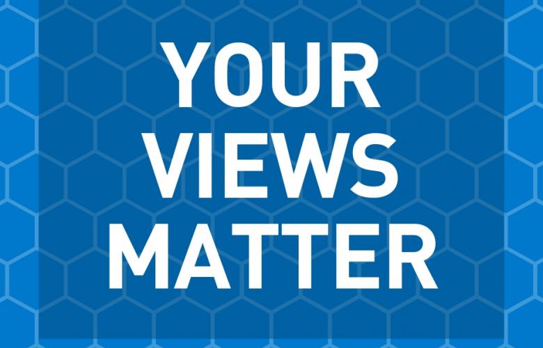 Graphic of your views matter