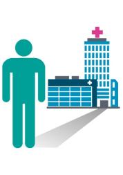 Graphic of hospital